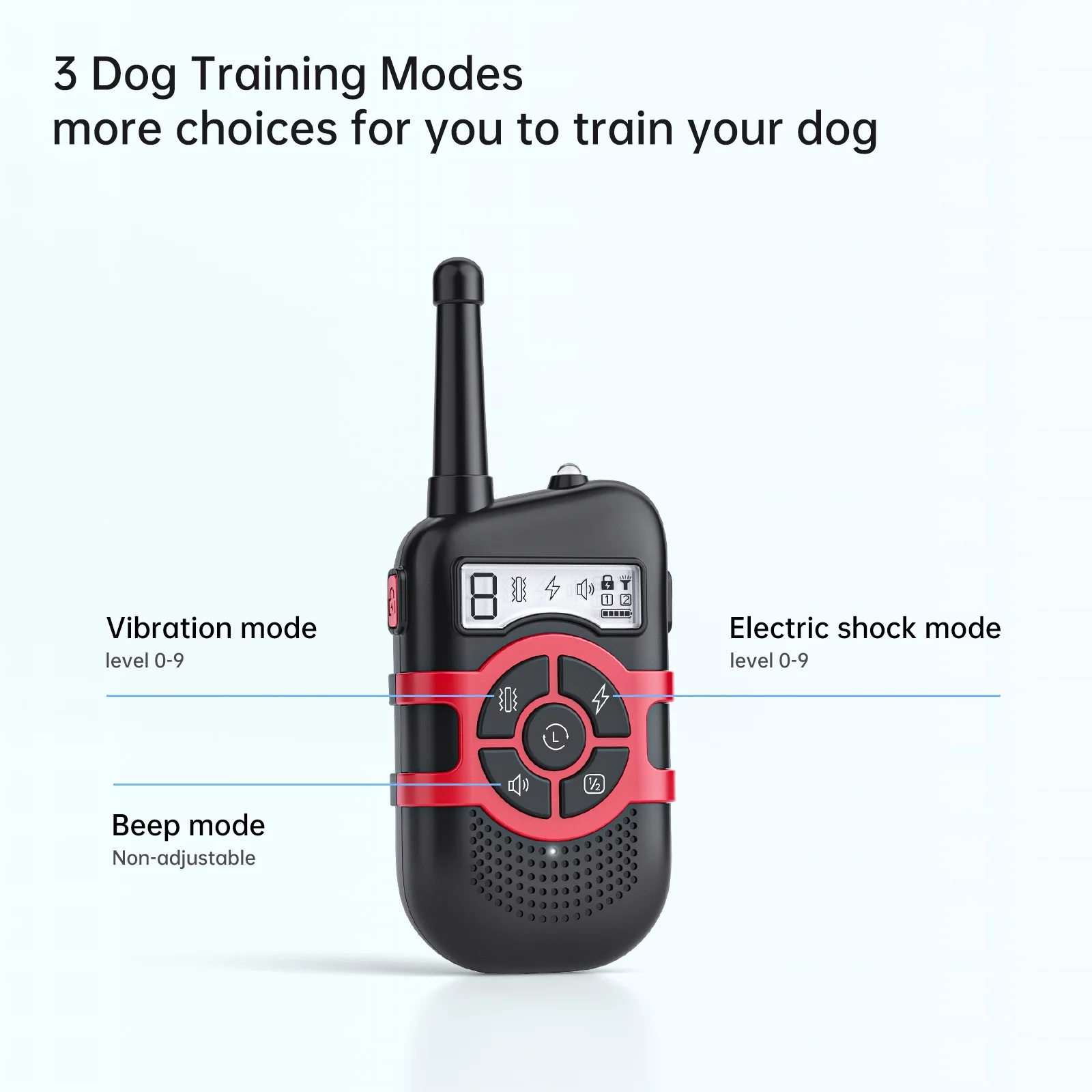 Dog Electric Collar Remote Control Dog Collar for Small Puppy Large Breeds Waterproof Rechargeable Stop Barker Pet Supplies