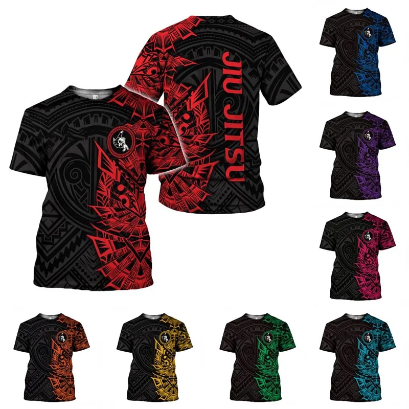 

New Brazilian Jiu-Jitsu T-shirt 3D Printed Mens Tshirt Male Summer Round Neck Tee Unisex Short Sleeve Shirt Female Top Clothing