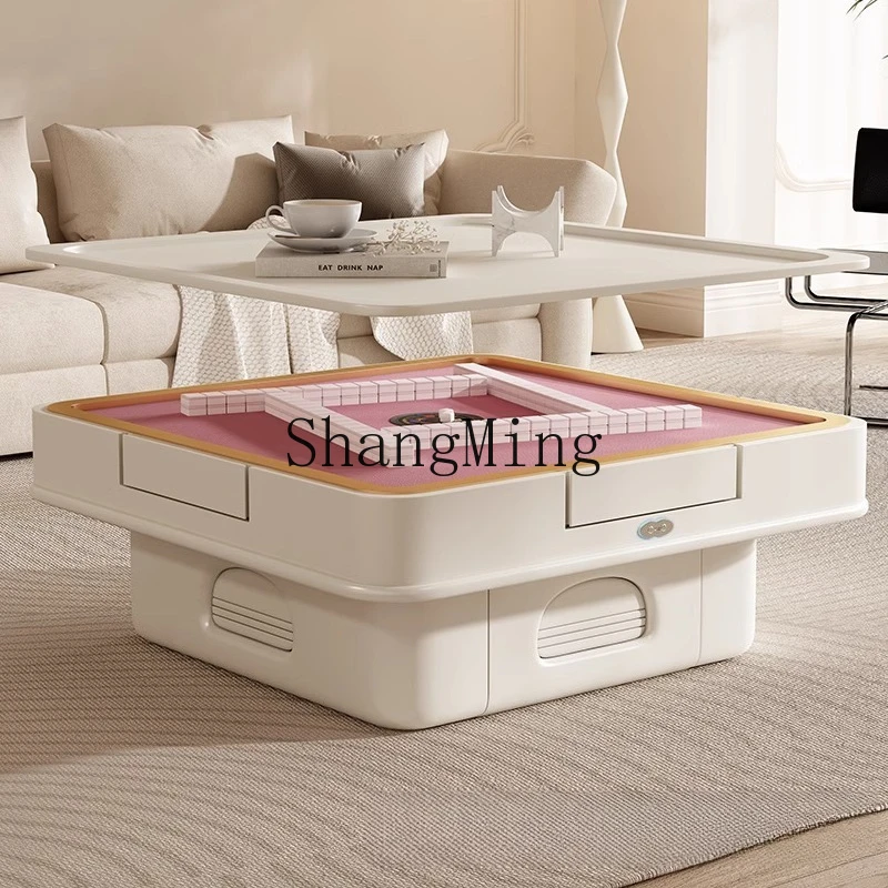 

ZYY mahjong table automatic coffee dining table integrated dual-purpose living room multi-functional lifting table
