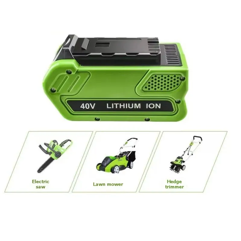 

Аккумулятор CLCU для различных моделей, совместимый с литиевыми инструментальными батареями 40В Greenworks G-MAX емкостью 6.0 Ач, со светодиодным индикатором заряда.