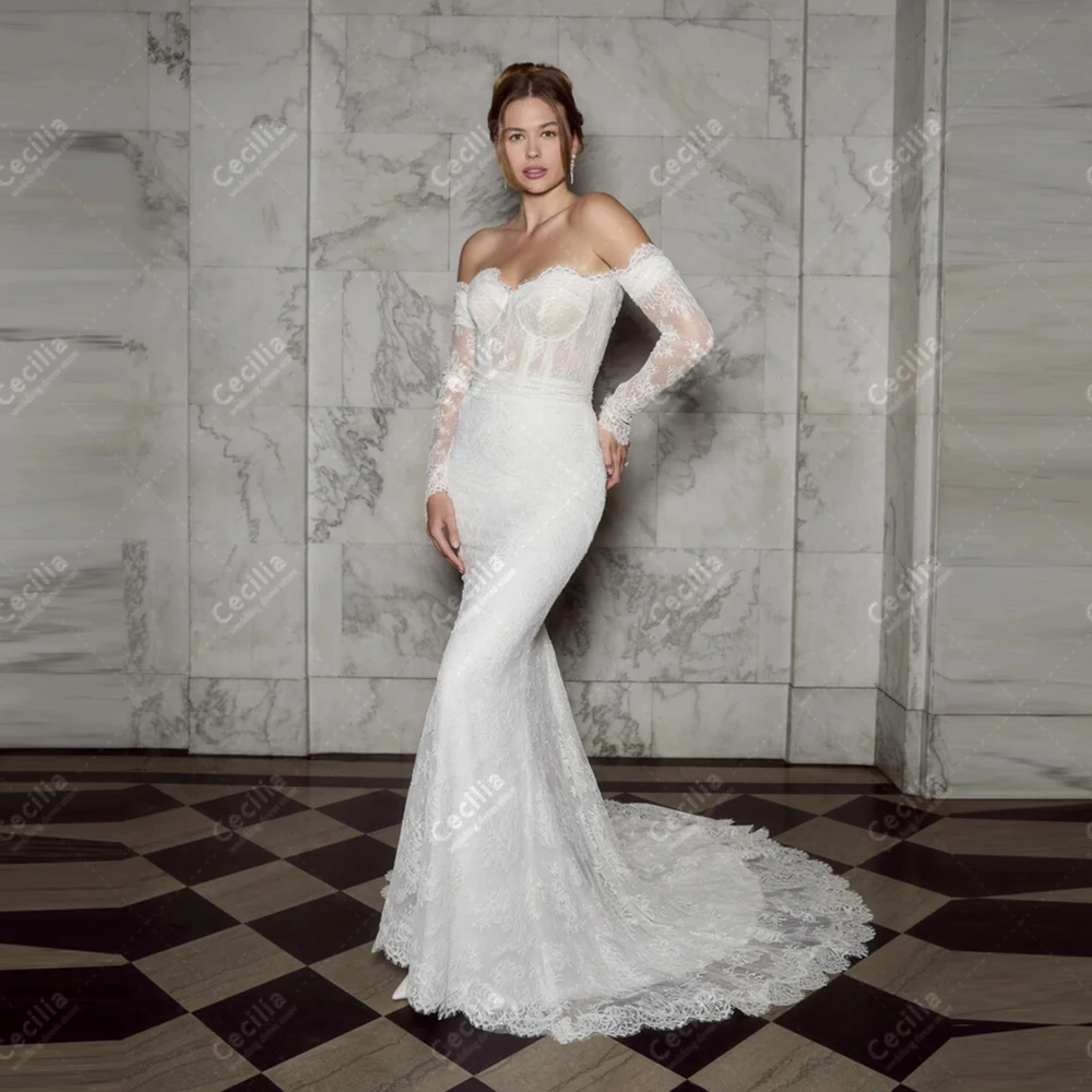 

Vintage Wedding Dresses Charming Bridal Gowns Lace Tiered Robes Off The Shoulder Sweetheart Customized Vestidos De Novia 2026