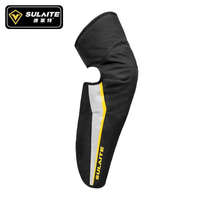 Winter Motorcycle Knee Pads Velvet Luminous Wind Protection Warm Protective Gear Cross-Country Rider Equipment for Motorbike