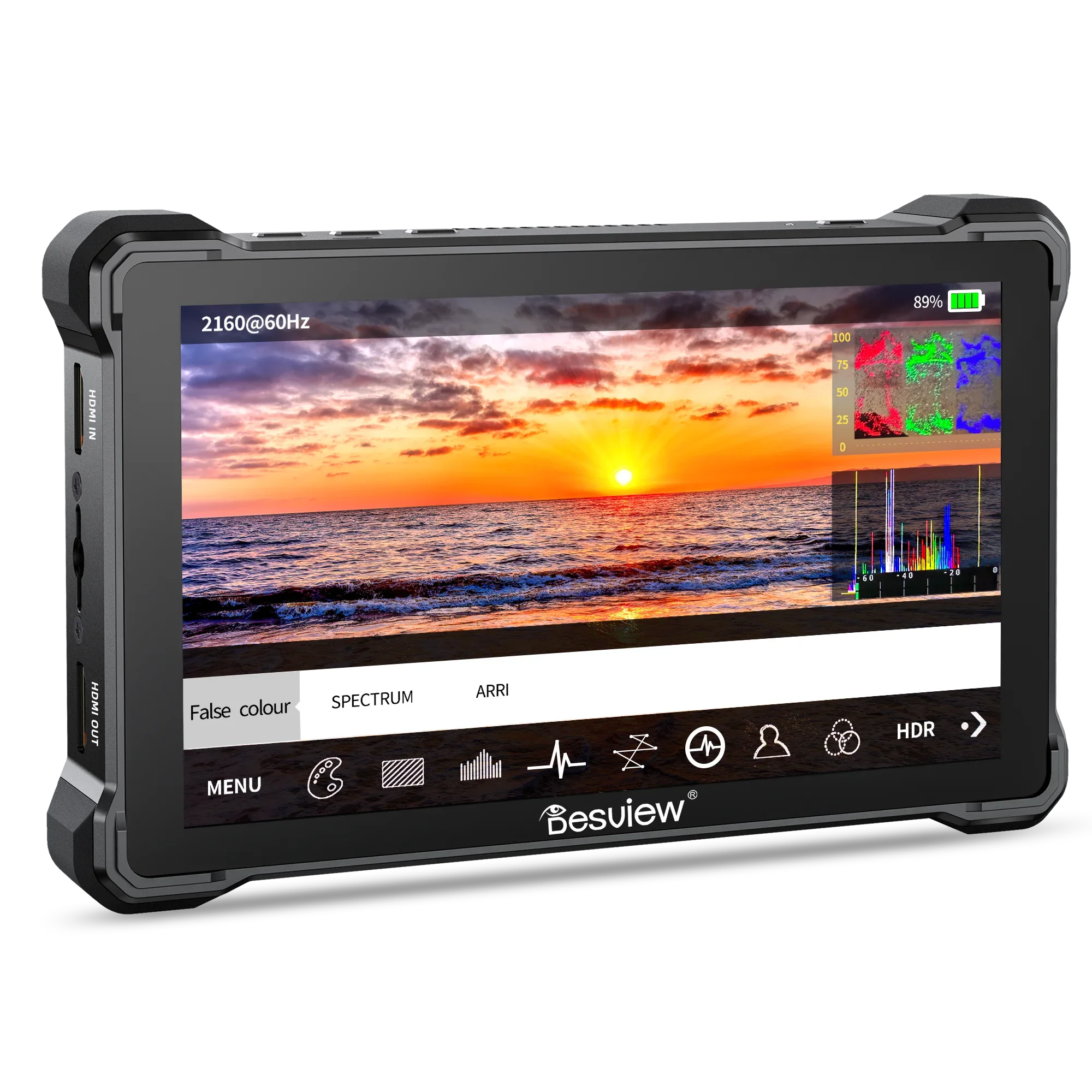 Desview R7III 7'' TouchScreen 2800nits Camera Field 4K DSLR With Waveform VectorScope Histogram Functions