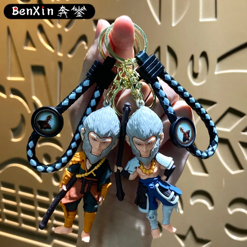 

Minso Doll keychain pendants, cartoon couple car key chain ornaments, children's small gifts