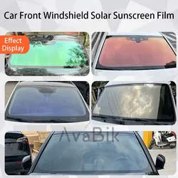 purple Red Chameleon Green VLT 60%75%80% Windscreen Foils Car Front Window Tint Windshield Protection Solar Tinting UV IRR Film