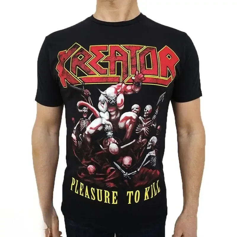 

Черная футболка Kreator Pleasure To Kill Slayer Sodom