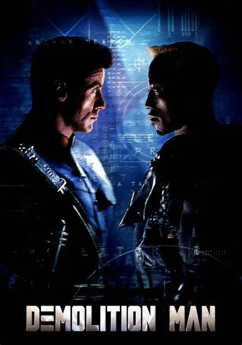 Demolition Man Movie ,Art Picture Print Silk Poster ,Home Wall Decor