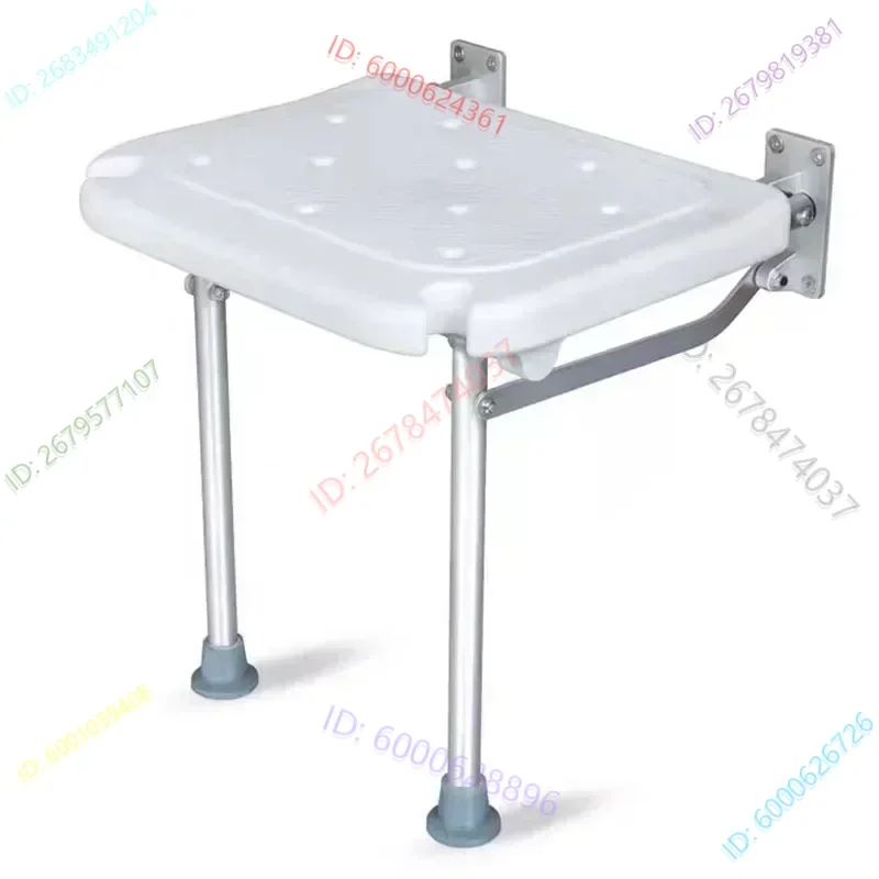 

Shower Bench Flip-up Screw-in Bath Seat Wall Mounted Bathroom Chair Stool Shower Head Slot for Elderly Seniors Disabled Folding