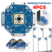 4pcs 28LBS Magnetic Welding Holders 45/90/135 Degree Multi-angle Solder Arrow Magnet Weld Fixer Positioner Weld Holders