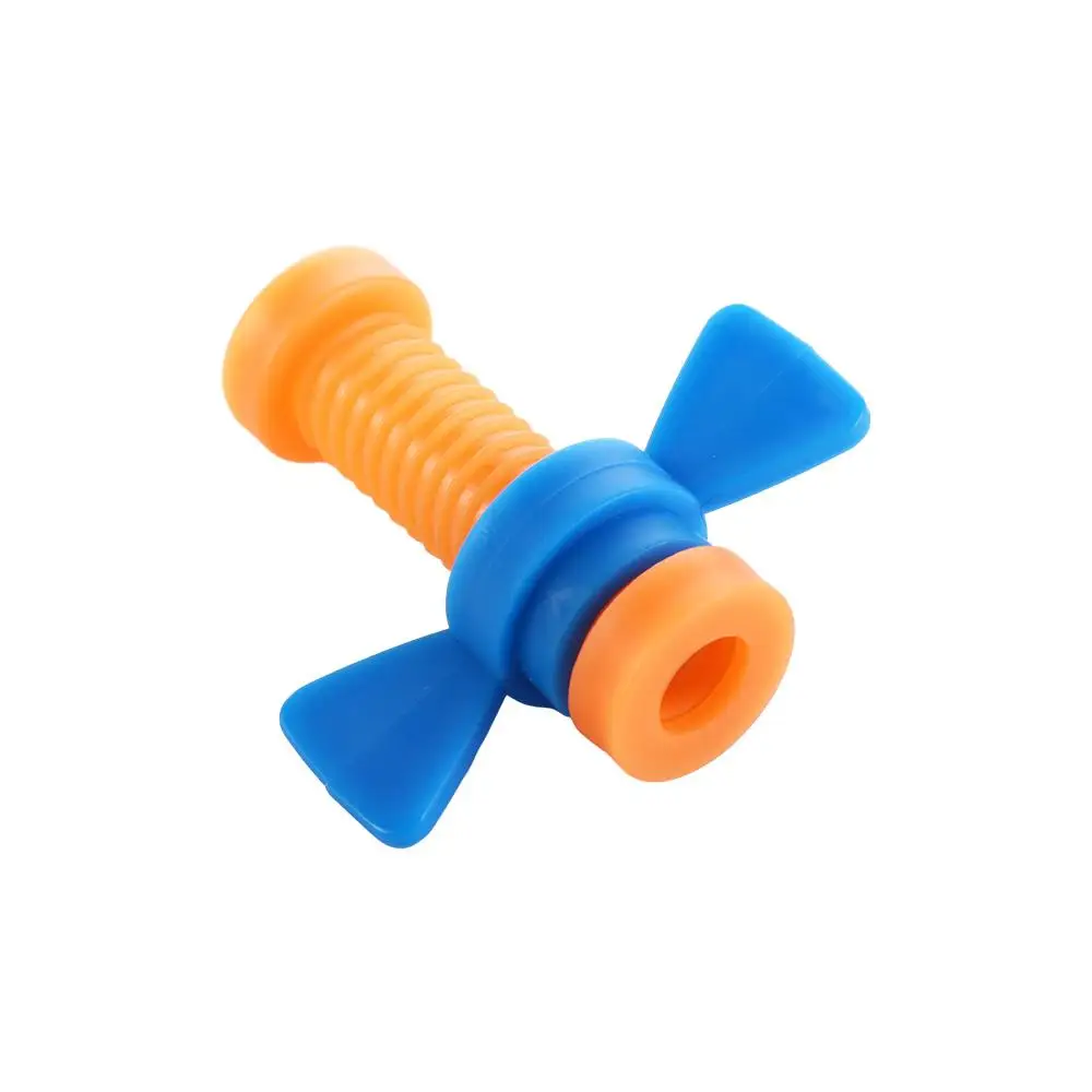 Kleurrijke Abs Schroeven Speelgoed Sensorische Roterende Schroef Fidget Potlood Toppers Schuif Druk Roterende Schroef Potlood Hoesjes Voor 4 Stks/set