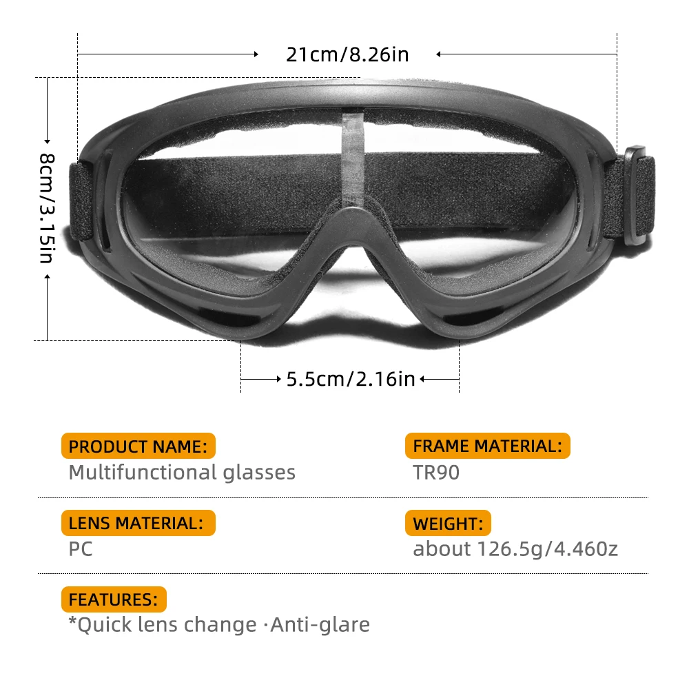 BOOIU التكتيكية خوذة نظارات CS الألوان اطلاق النار نظارات مضادة للرصاص الصيد ألعاب العمل المباشر نظارات واقية في الهواء الطلق