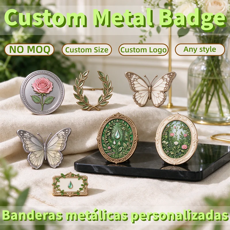 Custom Hard Enamel Pin Zinc Alloy Metal Badges Factory Price Custom Souvenir 3D Antique Metal Pins China Manufacturer Wholesale
