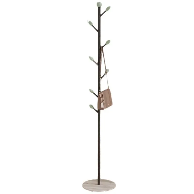 

t rack wrought iron, mobile floor-to-ceiling living room hanger, light luxury and stable entrance, bag rack at the door