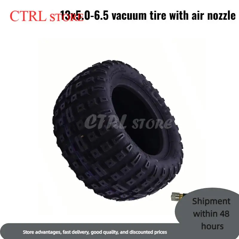 Hot Durable 13x5.00-6.5 Vacuum Tire for ATV Beach Bikes, Easy Installation with Thick Explosion-Proof Design