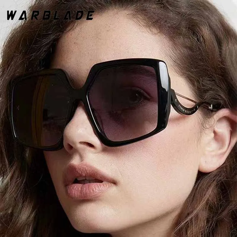 

Luxury Trending Design Oversized Square Frame Women's Sunglasses Hollow Leg Punk Men Sunglass Outdoor Travel Personality UV400