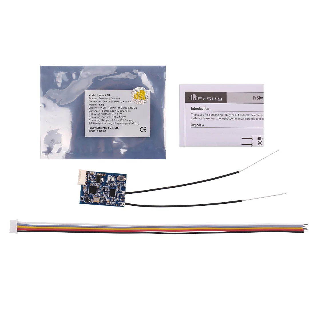 Frsky XSR Receiver Lightweight SBUS 1-8CH Channel Mini Receiver Model Aircraft Crossover
