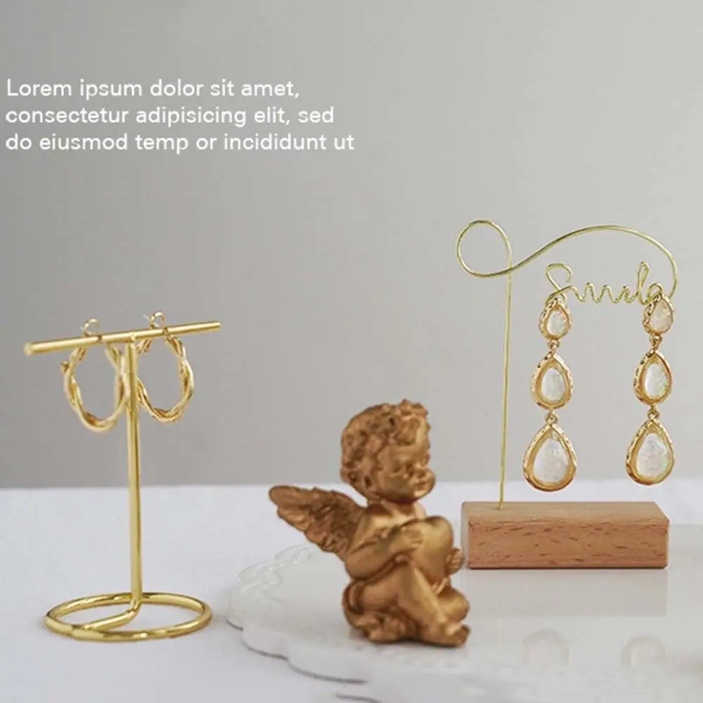 Présentoir à bijoux en métal T1, porte-boucles d'oreilles, accessoires de prise de vue