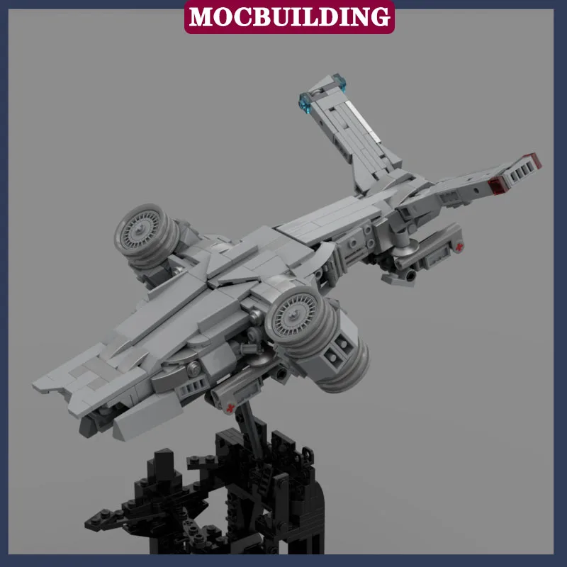 MOC costruzione modulare Battlefield Building Block assemblaggio scena staffa collezione per bambini serie regali giocattolo