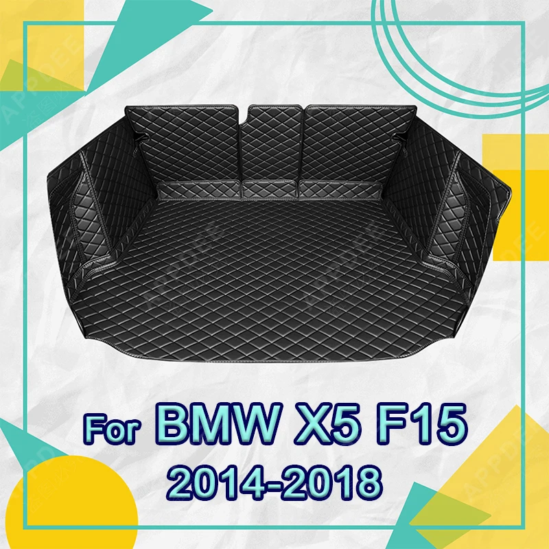 

Auto Full Coverage Trunk Mat For BMW X5 F15 5-Seat 2014-2018 17 16 15 Car Cover Pad Cargo Liner Interior Protector Accessories