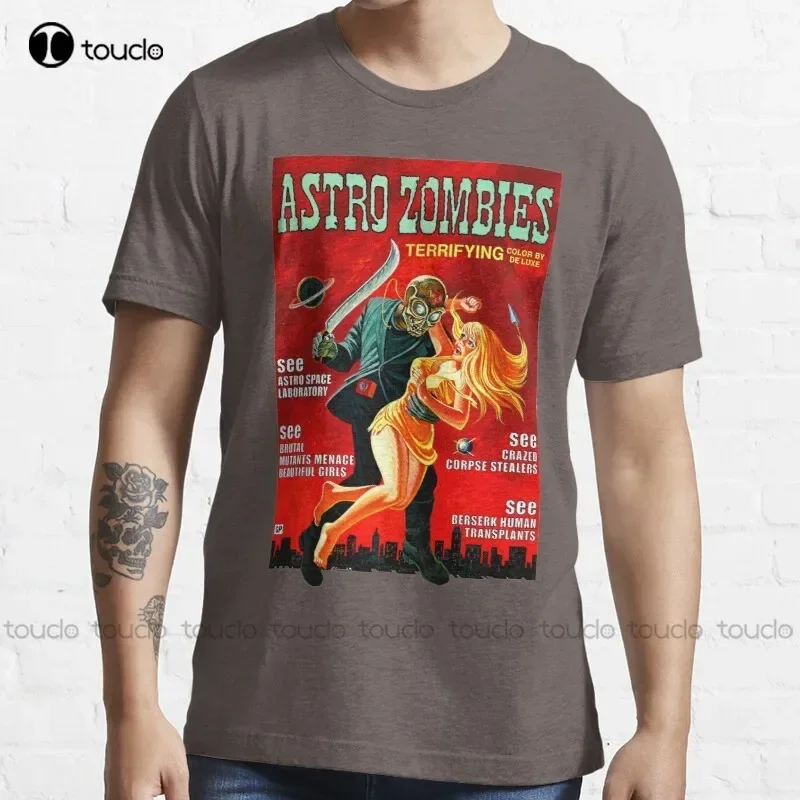 New Astro Zombies Horror Retro Vintage Halloween 80S 70S Funny Movie T-Shirt Tee Shirts For Women Men Cotton Tee Shirt S-6Xl