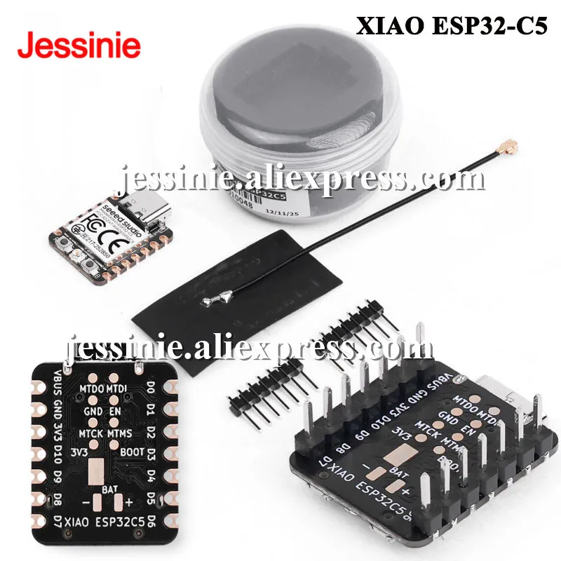 10-pecas-1-peca-seeed-studio-xiao-esp32-c5-esp32c5-24g-5ghz-wi-fi-6-bluetooth-compativel-ble-50-zigbee-thread-modulo-de-placa-de-desenvolvimento