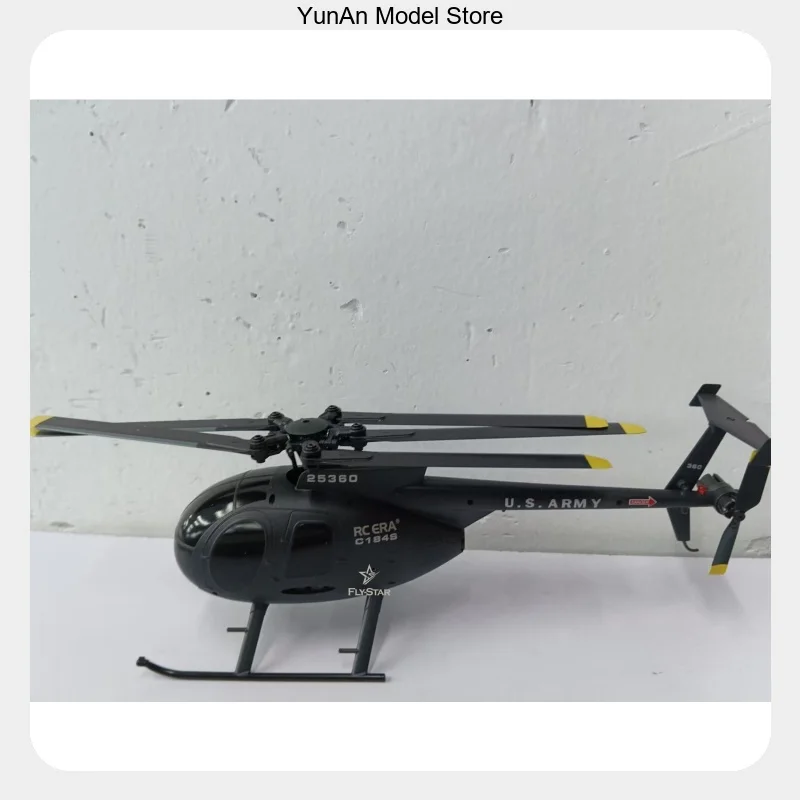 RC ERA C184S 6CH Brushless RC Helicopter MD500-Style Flybarless with Optical Flow & Altitude Hold RTF