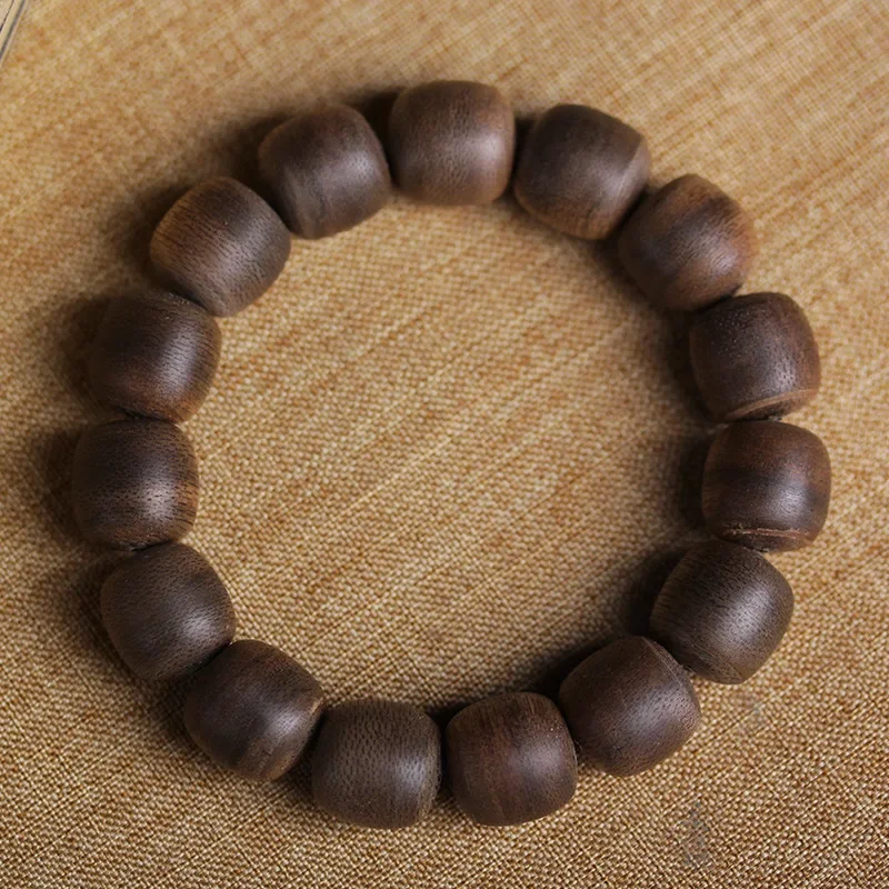 Submerged Type Cambodia Old Materials Buddha Beads Bracelet Necklace Men's Liv