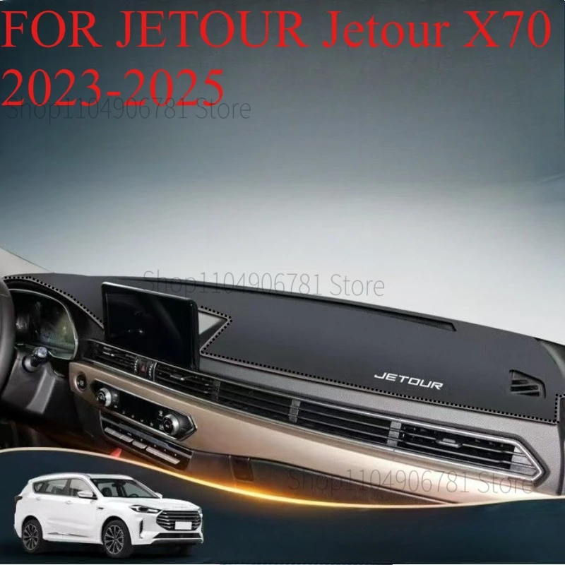 FOR JETOUR Jetour X70 2018-2022 2023-2025 Car Dash Mat Dashmat Dashboard Mat Cover Sun Shade Dash Board Cover Carpet Accessories