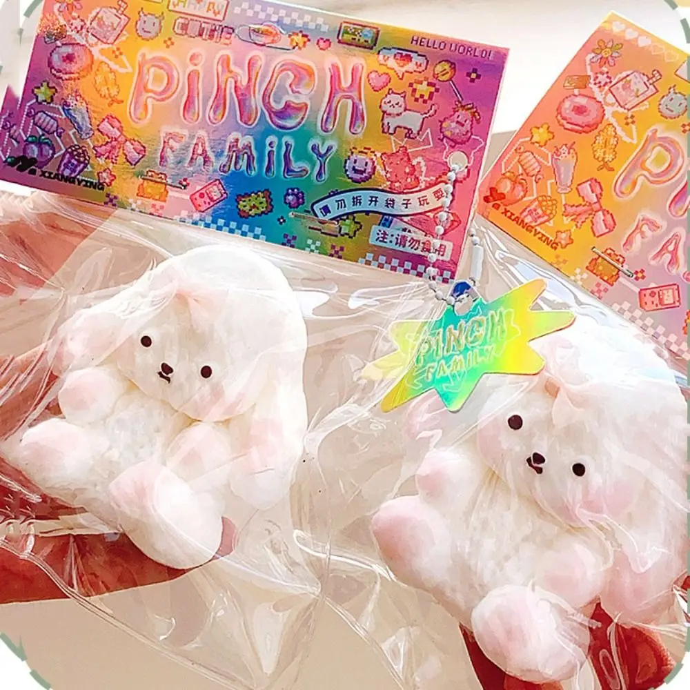 Brinquedo sensorial 3d ovelha coelho squeeze brinquedos tpr recuperação rápida cão lento rebote brinquedo anti-fidget simulação gato brinquedo fidget crianças presente