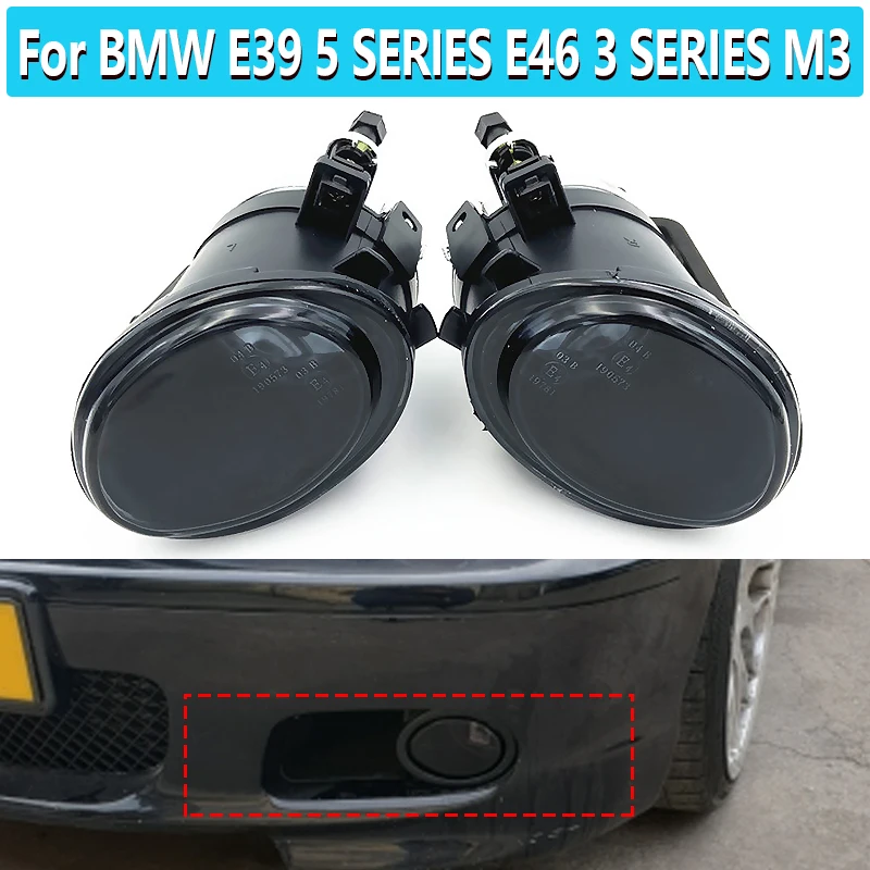 1 Pair Car Case Fog Light Fog Lamp Assembly For BMW E39 5 SERIES E46 3 SERIES M3 63177894017 63177894018