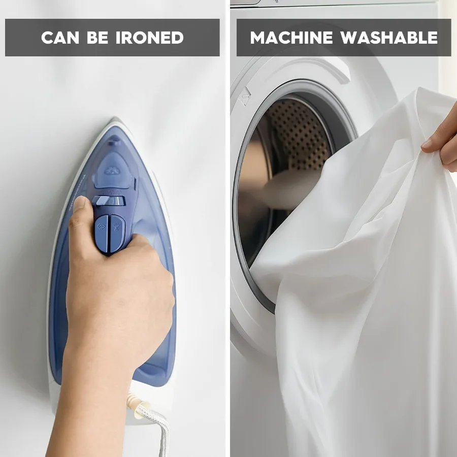 Halloween Tablecloth 60×84 Inch Rectangular Castle Tree Scary Themed Beige Washable Table Cover for Party Picnic Dinner Decor