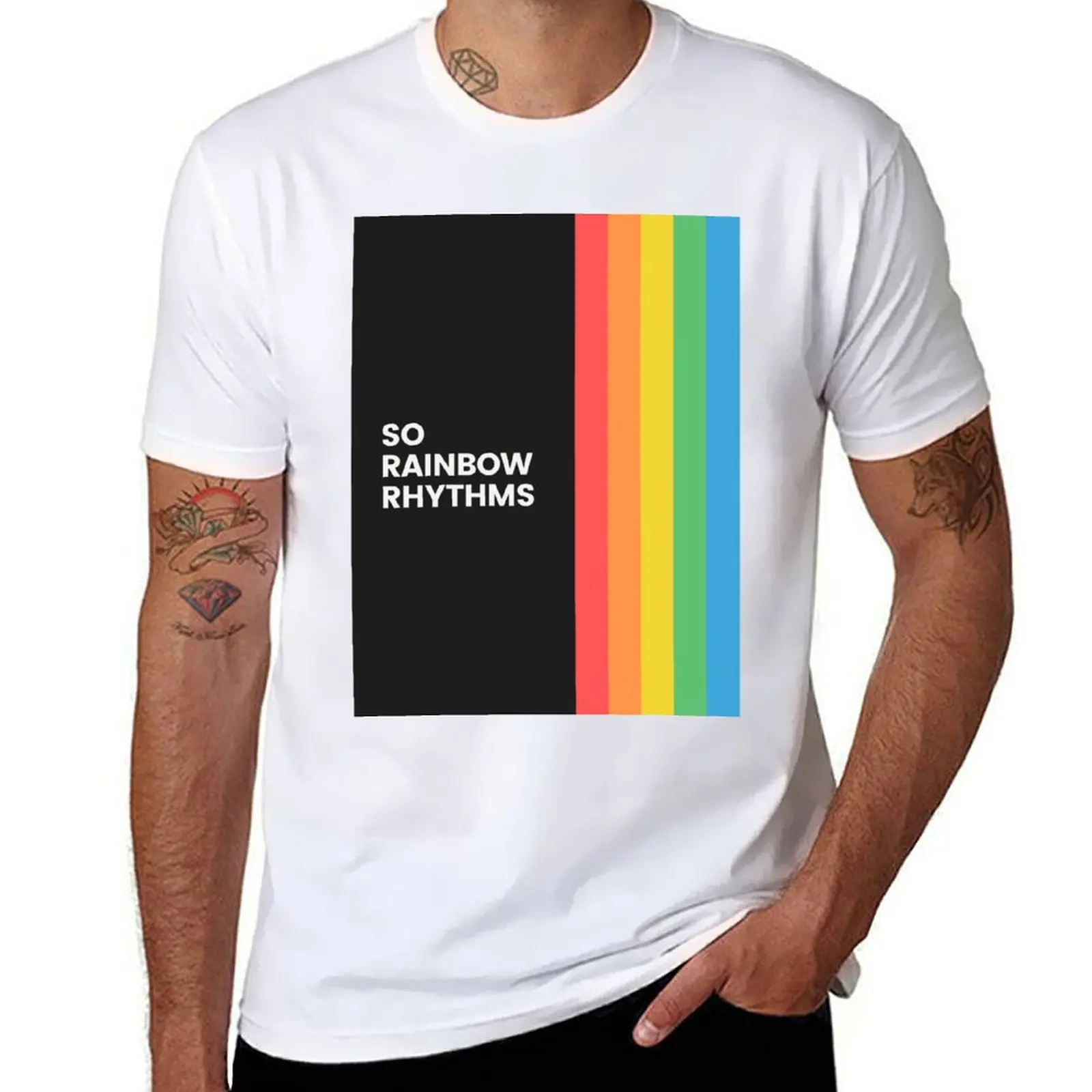 

Peep Show: So Rainbow Rhythms T-Shirt anime t shirts oversize g man t shirts for men T-Shirt