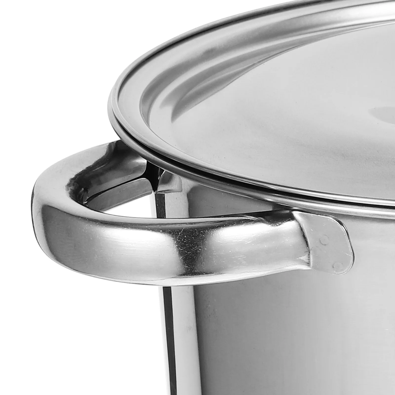

1pc Stainless Steel Soup Pot 3.5L Extra Thick Bottom Multipurpose Cooking Pot For Soup Stew Stock Kitchen Cookware