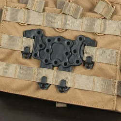 MOLLE Vest Chest Holder Plastic Mount Adapter Holster Clip Speed Clip Platform Hunting Equipment Hunting Accessories