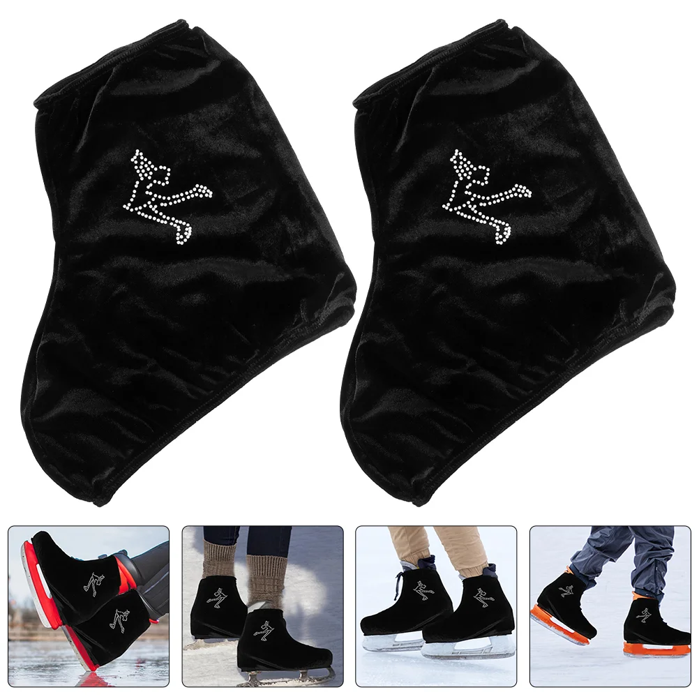 

Figure Skating Shoe Covers Washable Roller Hockey Skates Polyester Boot Wear-resistant Protectors Ice Shoes Snow