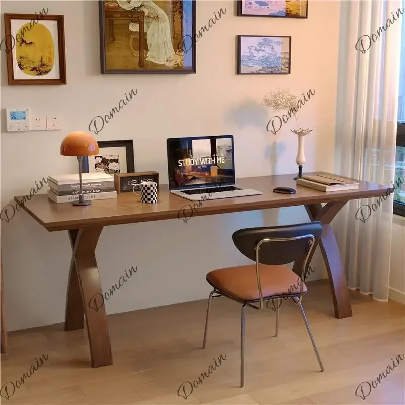 sBc Wall-mounted Solid Wood Desk Study Table Writing Desk Home Office Worktable
