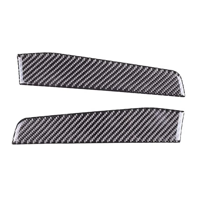 Rear Glass Side Anti-Scratch Cover Trim Decal Stickers for Ford Maverick 2022 2023 Accessories - Soft Carbon Fiber