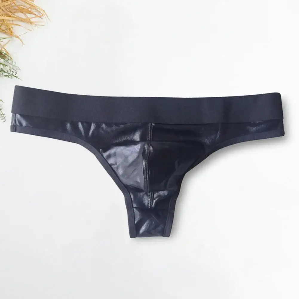 Men Performance Underpants Soft Contrast Color Breathable Crazy Party Men Club Panties Club Performance Thong Anti-septic