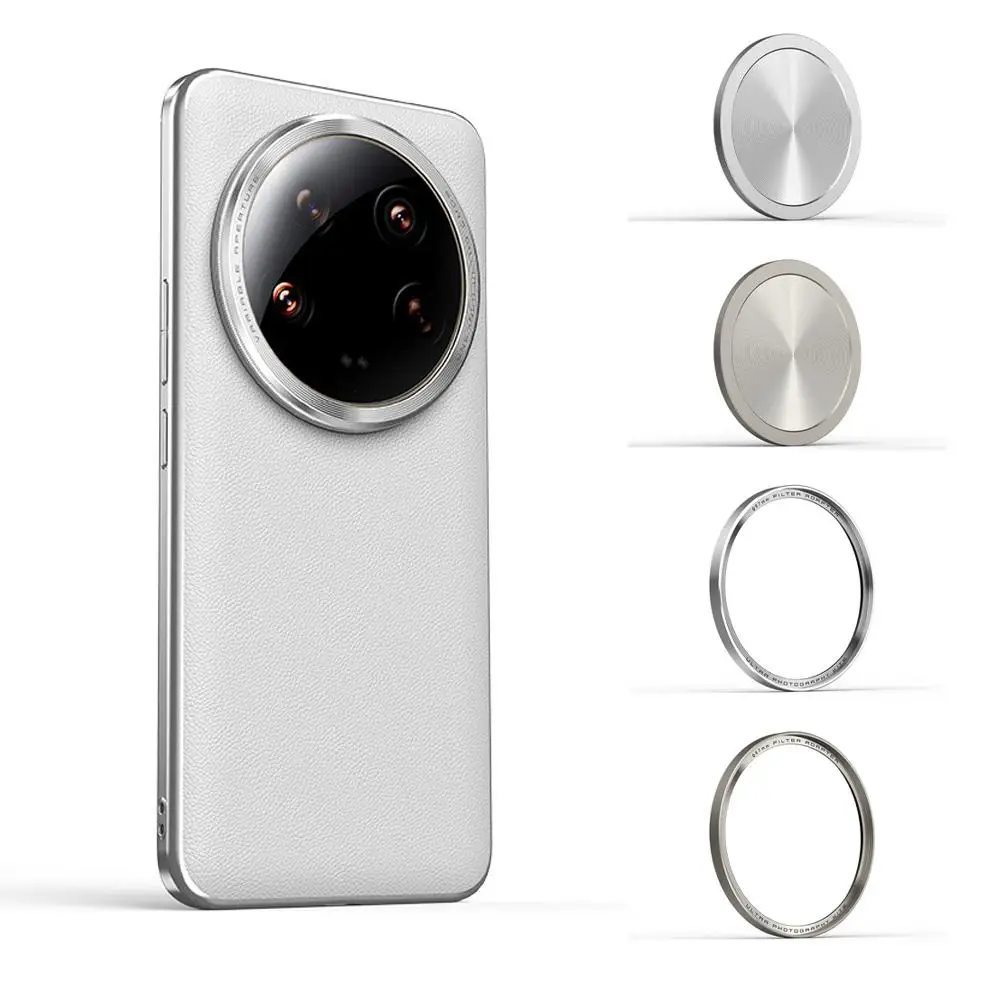 Silver Lens Protective Cover for xiaomi 14 Ultra Photography Set Phone Case Lens Cover Mobile Camera Accessories 2024