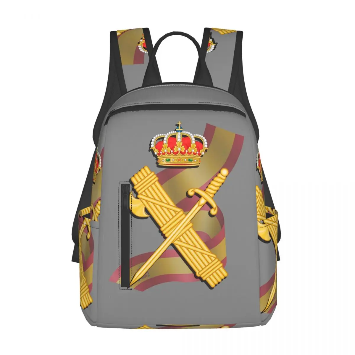 

Рюкзак с флагом испанской гражданской гвардии, большой вместительный рюкзак для мальчиков и девочек, школьная сумка, сумки на плечо для мужчин и женщин