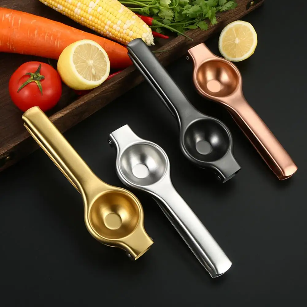 

Lemon Press Stainless Steel Squeezer with Ergonomic Handle Citrus Juicer Press for Orange And Other Fruits Kitchen Tool