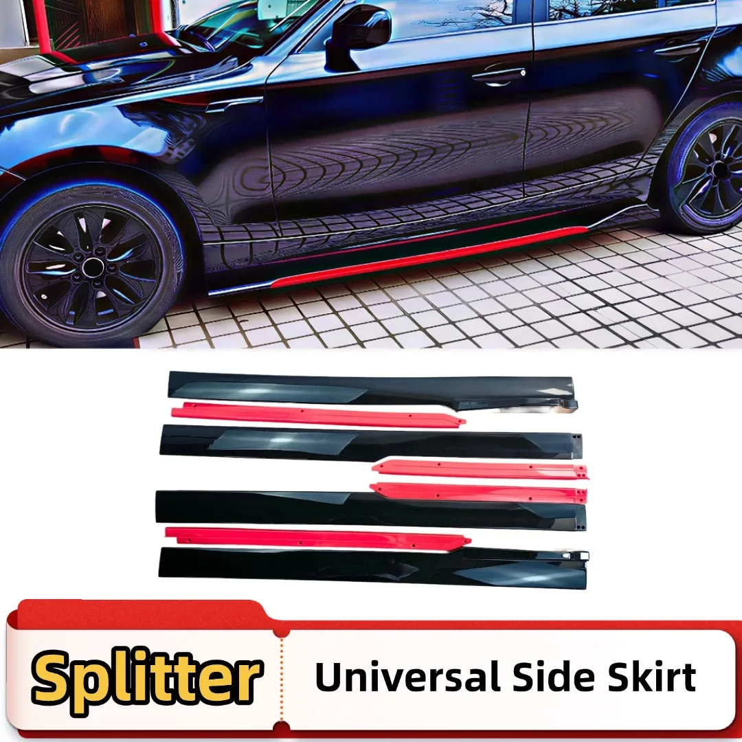 Alerón universal para faldones laterales, compatible con el 98% de los coches, kit de carrocería, accesorios de tuning y estilo para BMW, Audi, VW, Honda, Benz