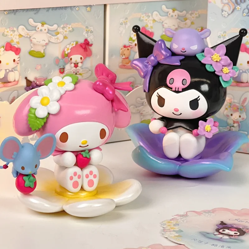 Original Sanrio Characters Spring Flower Series Blind Box Kawaii