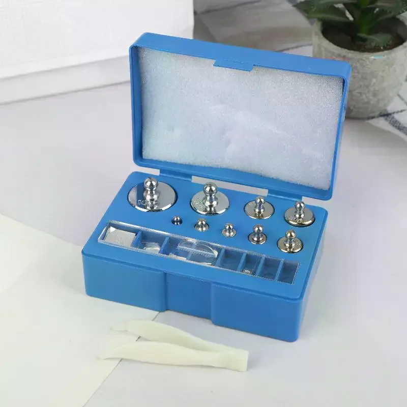 17Pcs 10mg-100g Precision Digital Scale Calibration Weight Set Weighting Tools 100g 50g 20g 10g 5g 2g 1g 1000mg Tablet Code
