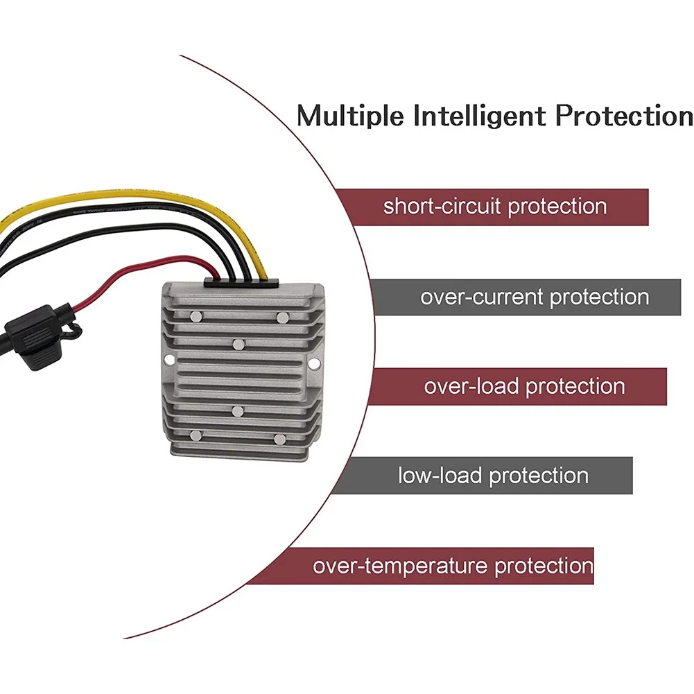 MAKE-Convertidor de carrito de Golf, convertidor de 48V, 36V a 12V, 12V, 20A, 240W, regulador de voltaje para carrito de Golf, Club Car