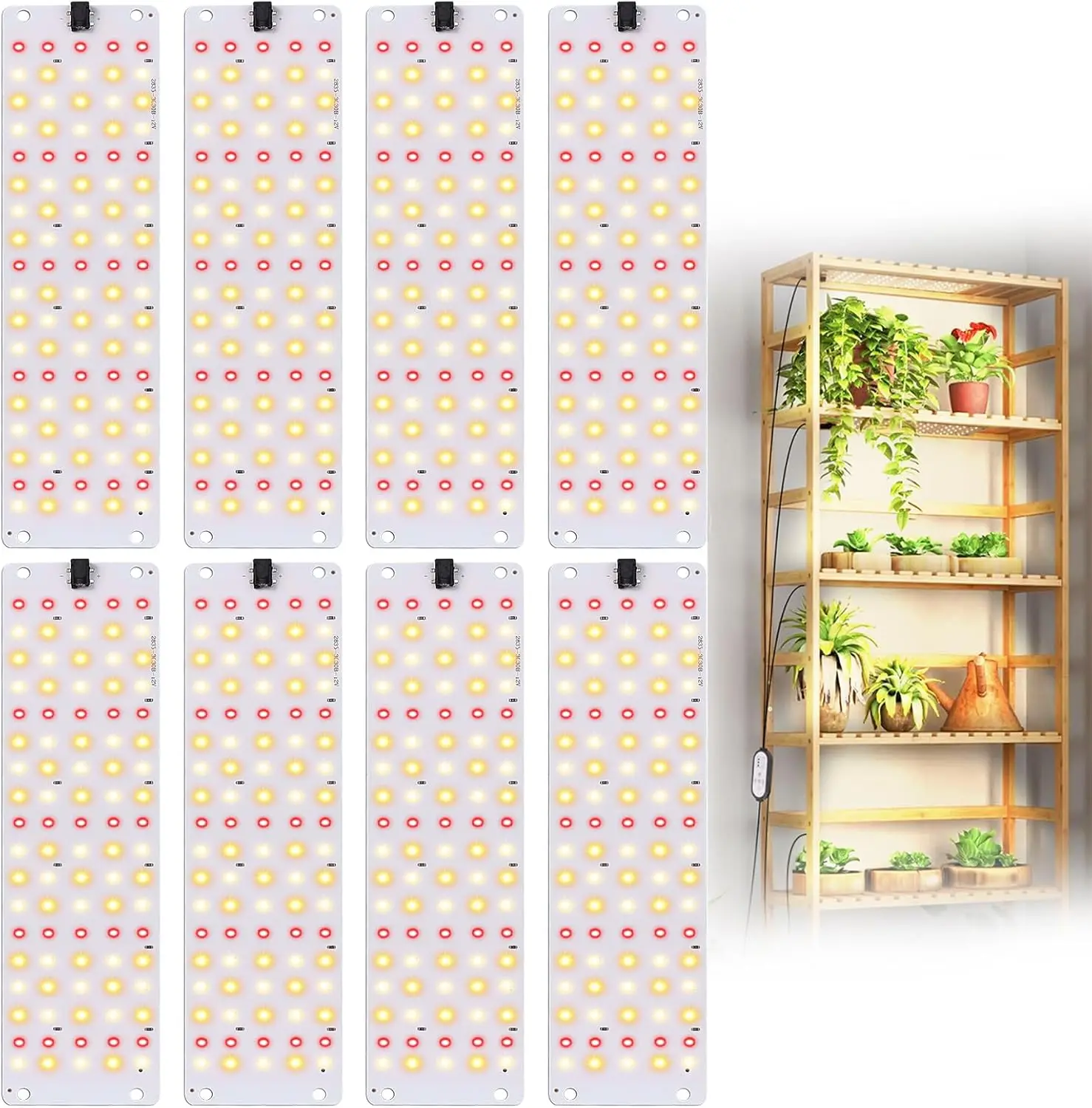 

Светодиодные фитолампы, 360 светодиодов, 36 Вт, премиум-класса, полный спектр, для выращивания растений в помещении