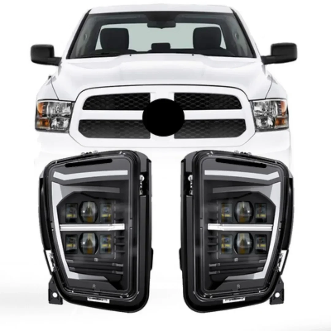 LED fog lamp light for Dodge RAM 1500 2013-18 convert 72W Daytime Running Light front bumper light Auto Accessories