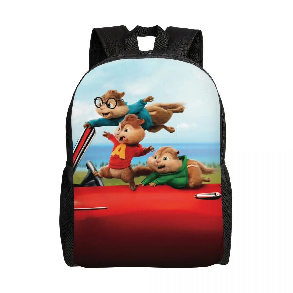 

Custom Alvin Seville Anime Backpacks for Men Women School College Student Bookbag Fits 15 Inch Laptop The Chipmunks Manga Bags