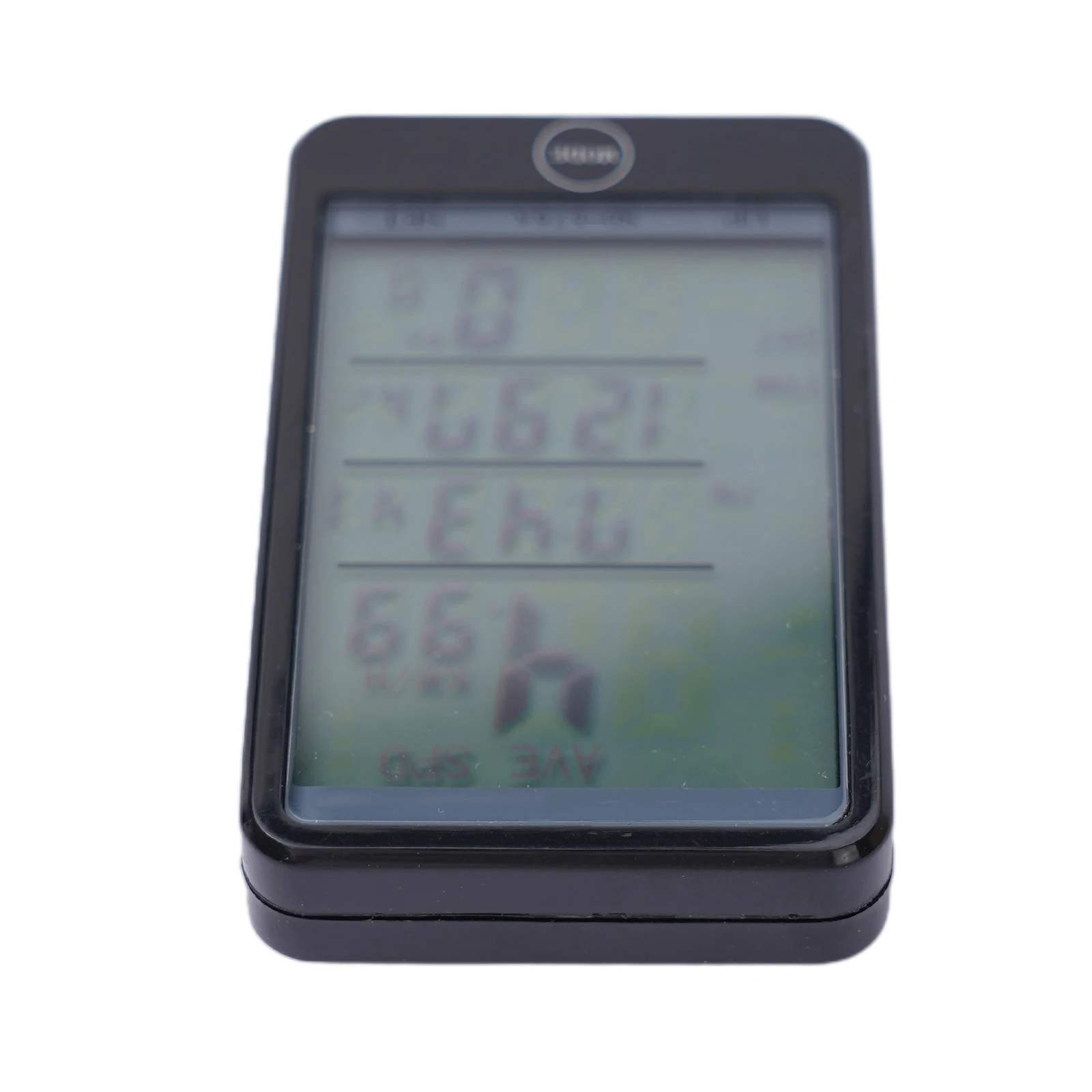 

576A Wired Bike Computer Bicycle Speedometer Odometer with 2 Language LCD Display Light Control Backlight and Dual Battery Box