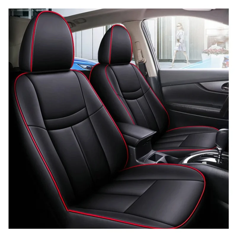 

Full Set Original Custom Car Seat Cover for 2010-2022 Mustang Leather Waterproof Vehicle Cushion Cover Car Accessories